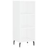 vidaXL Buffet blanc 34,5x32,5x90 cm bois d'ing&eacute;nierie