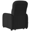 vidaXL Fauteuil inclinable de massage &eacute;lectrique Noir Tissu