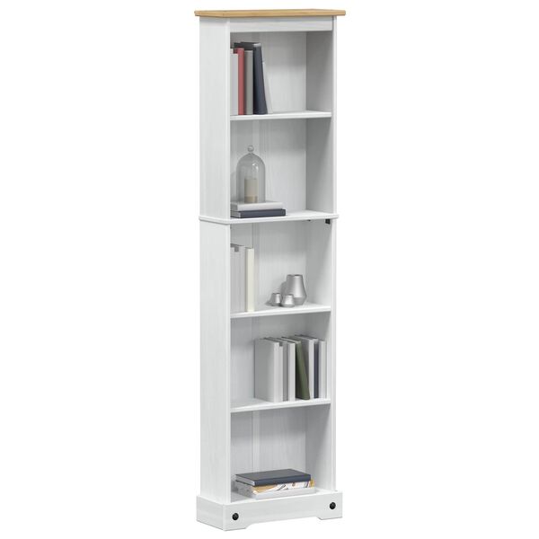 vidaXL Biblioth&egrave;que Blanc 46 x 20 x 170 cm Pin massif
