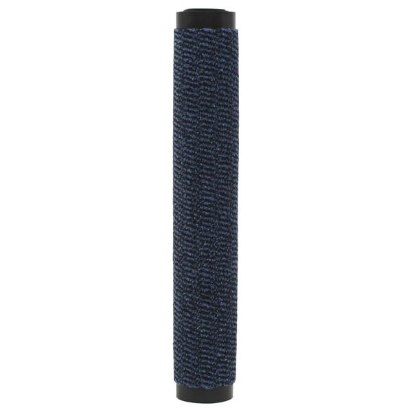 vidaXL Paillasson touffet&eacute; 60x180 cm Bleu