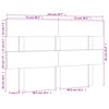 vidaXL T&ecirc;te de lit Noir 144x3x81 cm Bois massif de pin