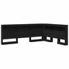 vidaXL T&ecirc;te de lit de rangement Ch&ecirc;ne noir Bois d'ing&eacute;nierie