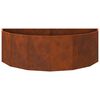 vidaXL Jardini&egrave;re Rouill&eacute; 120 x 60 x 35 cm