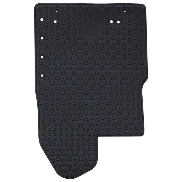 vidaXL Tapis de voiture 3 pcs Noir Caoutchouc