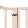 vidaXL Barri&egrave;re pour chien porte pliable 12 panneaux bois de peuplier