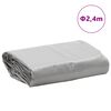 vidaXL B&acirc;che gris &Oslash; 2,4 m 650 g/m&sup2;