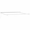 vidaXL Auvent Rétractable Blanc 500 × 300 cm Tissu et Métal