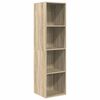 vidaXL Meuble TV mural Ch&ecirc;ne sonoma 37x37x142,5 cm Bois d&rsquo;ing&eacute;nierie