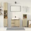 vidaXL Ensemble de meubles de salle de bain 3 pcs ch&ecirc;ne sonoma