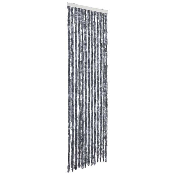vidaXL Moustiquaire Argent&eacute; 56x185 cm Chenille