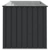 vidaXL Bo&icirc;te de Rangement de Jardin Noir 151,5 x 107 x 100 cm Acier
