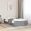 vidaXL Cadre de lit sans matelas gris b&eacute;ton 100x200 cm bois ing&eacute;nierie