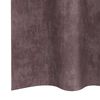 vidaXL Rideaux en velours 2 pcs Marron 225 x 140 cm Velours
