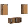 vidaXL Ensemble meuble TV 6 pcs Bois ancien Bois d'ing&eacute;nierie