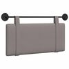vidaXL T&ecirc;te de lit suspendue Taupe tissu
