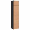 vidaXL Buffet 3 pcs Ch&ecirc;ne noir