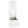 vidaXL &Eacute;cran de confidentialit&eacute; de jardin Blanc 50 x 140 cm
