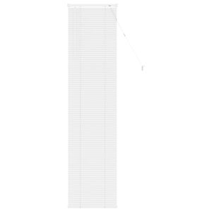 vidaXL Store V&eacute;nitien R&eacute;glable Blanc 213 x 40 cm PVC