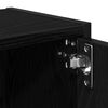 vidaXL Biblioth&egrave;que ch&ecirc;ne noir 40x24x52 cm bois d'ing&eacute;nierie