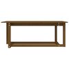 vidaXL Table basse Marron miel 110x55x45 cm Bois massif de pin