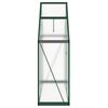vidaXL Serre avec cadre de base vert 169x58x195 cm aluminium
