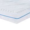 vidaXL Matelas Moyennement ferme 160 x 200 cm Blanc