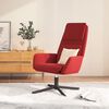 vidaXL Chaise de relaxation Rouge bordeaux Velours