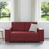 vidaXL Canap&eacute; 120cm Bordeaux tissu