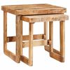 vidaXL Tables d'appoint Marron Bois de mangue massif