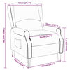 vidaXL Fauteuil inclinable Motif &agrave; lignes Tissu