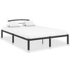 vidaXL Cadre de lit sans matelas noir m&eacute;tal 120x200 cm