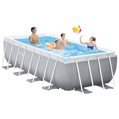 Intex Ensemble de piscine Prism Frame rectangulaire 400x200x122 cm