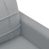 vidaXL Canap&eacute; &agrave; 2 places Gris clair 120 cm Tissu