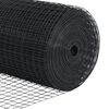 vidaXL Cl&ocirc;ture en fil soud&eacute; Gris 0.8 x 25 m
