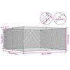 vidaXL Chenil ext&eacute;rieur pour chiens 383x383x185 cm