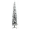 vidaXL Sapin de No&euml;l artificiel Vert 270 cm PVC et acier et plastique