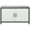 vidaXL Rangement de cuisine avec &eacute;tag&egrave;re Blanc 60 x 50 x 92 cm Acier