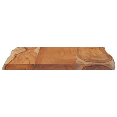 vidaXL Dessus de table 70x60x2,5 cm rectangulaire bois massif acacia