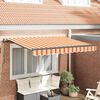 vidaXL Auvent R&eacute;tractable Jaune 350 x 200 cm tissu