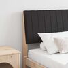 vidaXL T&ecirc;te de lit capitonn&eacute;e Noir 180 cm Pin massif