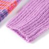 Pull-over ray&eacute; tricot&eacute; pour enfants lilas et rose 104