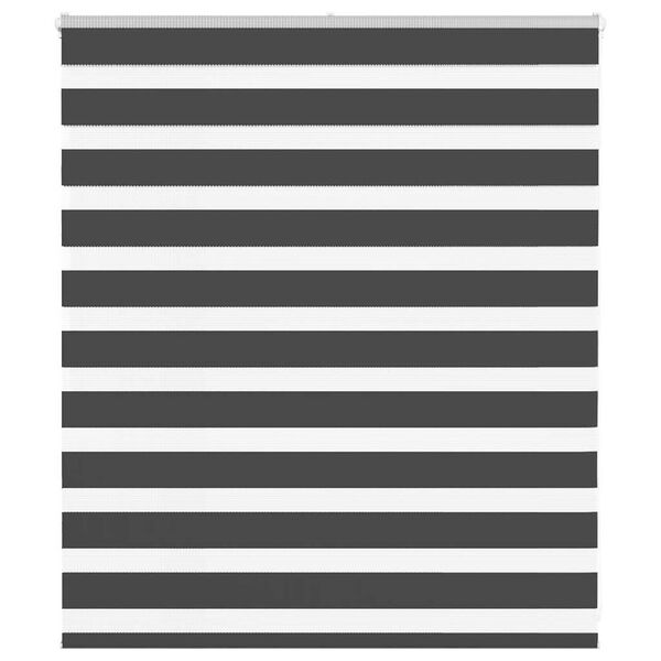 vidaXL Store z&egrave;bre noir 135x100 cm largeur du tissu 130,9 cm polyester