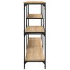 vidaXL Table console ch&ecirc;ne sonoma 160x32x95 cm bois d'ing&eacute;nierie