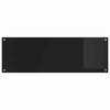 vidaXL Protection de cuisine 2 pcs Noir 120 x 40 cm verre tremp&eacute;