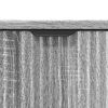 vidaXL Ensemble de mobilier de salle de bain 2 pcs Gris Sonoma