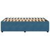 vidaXL Cadre de lit sans matelas bleu 120x190 cm velours
