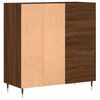 vidaXL Armoire à disques chêne marron 84,5x38x89 cm bois d'ingénierie