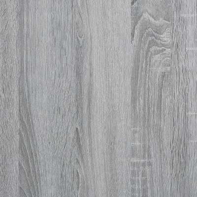vidaXL Bureau sonoma gris bois d'ingénierie et acier enduit de poudre