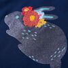 T-shirt enfants manches longues bleu marine 116