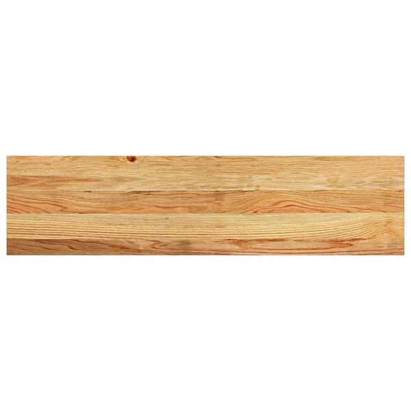 vidaXL Marches d'escalier 16 pcs marron clair 100x25x2 cm ch&ecirc;ne massif